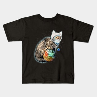 Mashi goes to space Kids T-Shirt